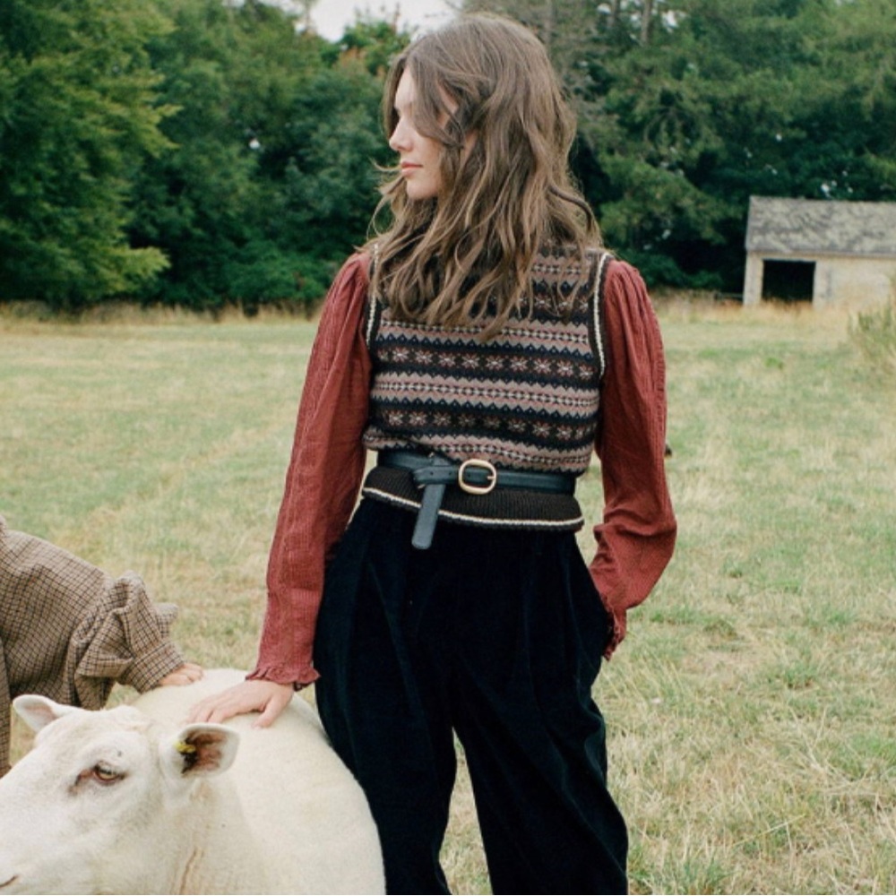 ISO Doen Aniene Fair Isle Vest